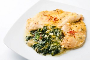 pollo al azafrán