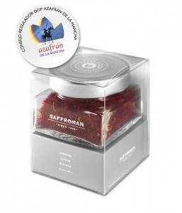 Azafran Saffroman Tarro Cristal Plata 4g.
