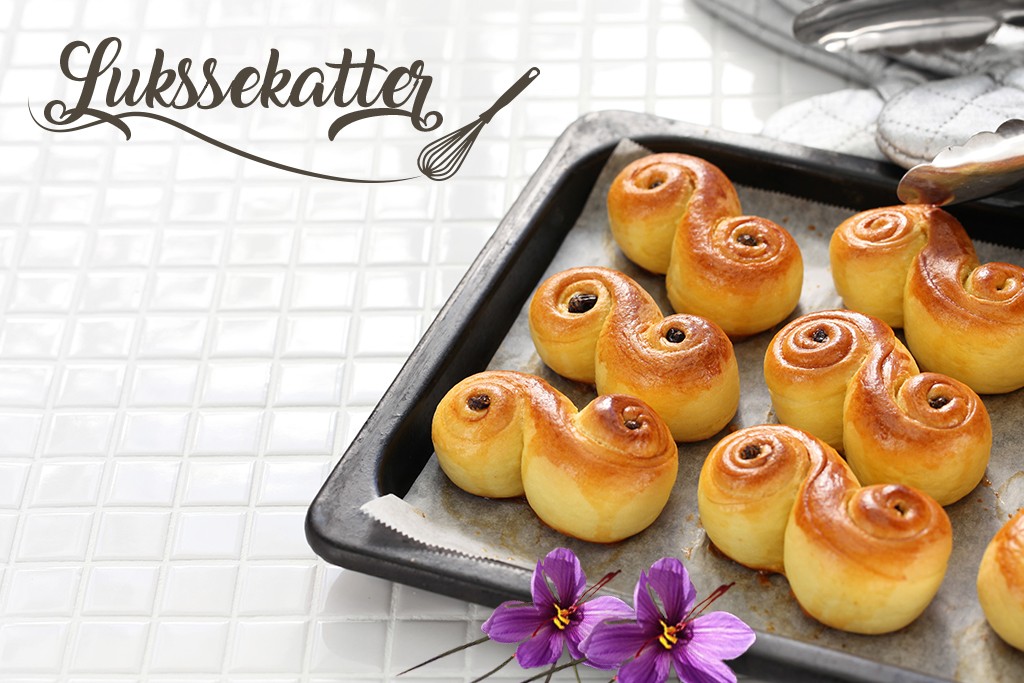 Lukssekatter, your Christmas pastries with saffron.