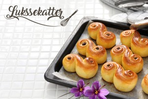 Lukssekatter, tu dulce de navidad con azafrán