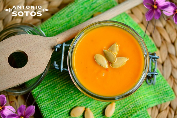 Creamy Carrot and Saffron Soup, shall we add a hint of citrus?