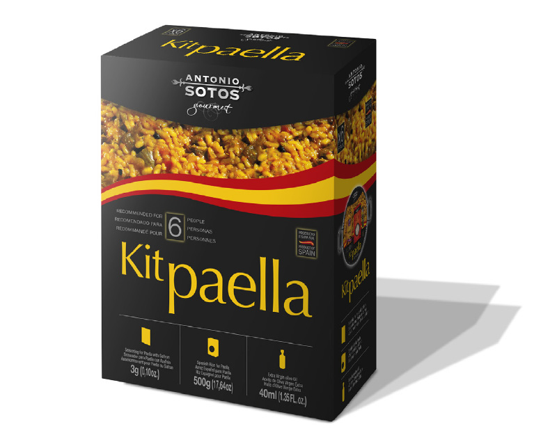 Replacement Paella Kit for 6 persons: Seasoning, Rice and Extra Virgin  Olive Oil. - Antonio Sotos