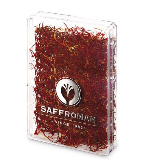 Azafrán en Hebras Saffroman – 4 gramos – Caja de Plástico