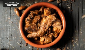 Conejo guisado con picada al azafrán, de Martín Berasategui